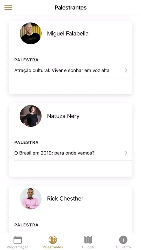 Capturas de pantalla de XII Convenção CRCMG