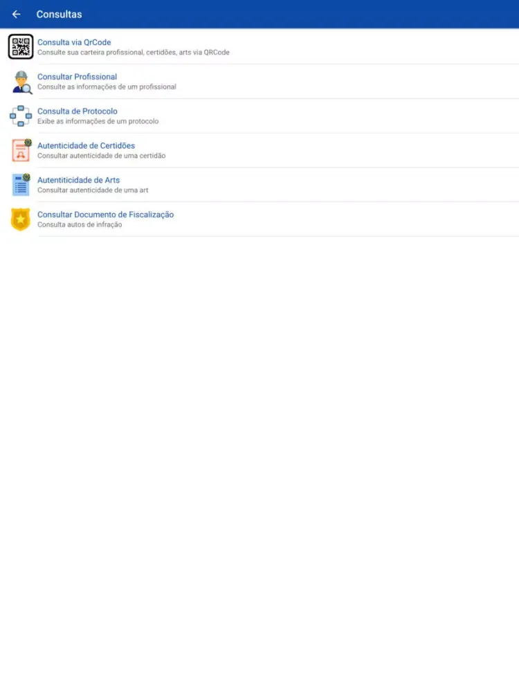 Capturas de pantalla de CREA-PE iPad 