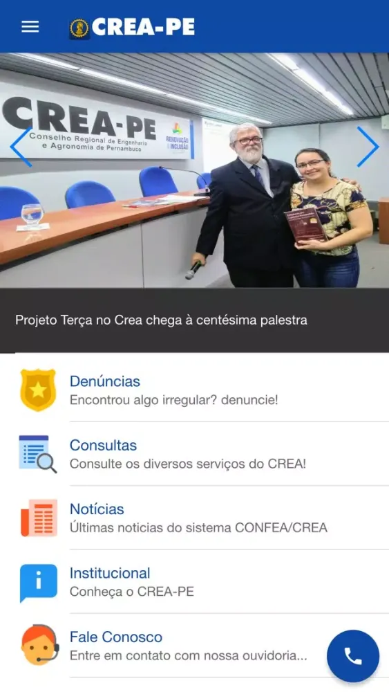 Capturas de pantalla de CREA-PE