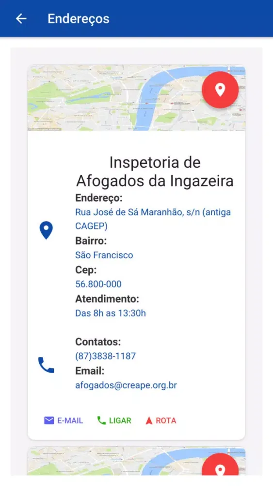 Capturas de pantalla de CREA-PE