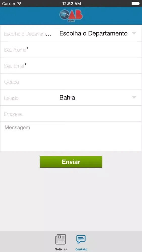 Notícias da OAB Bahia應用截圖