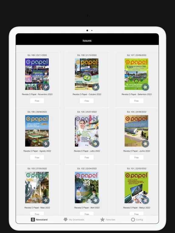 Скриншоты Revista O Papel iPad 