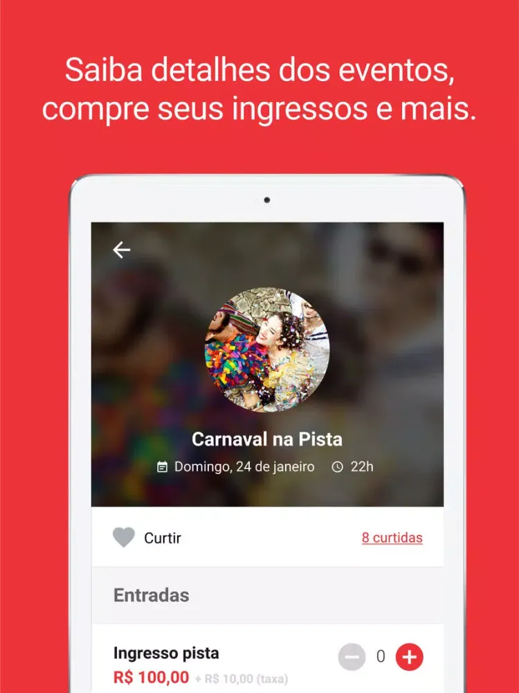 Captures d'écran de UP Eventos iPad 