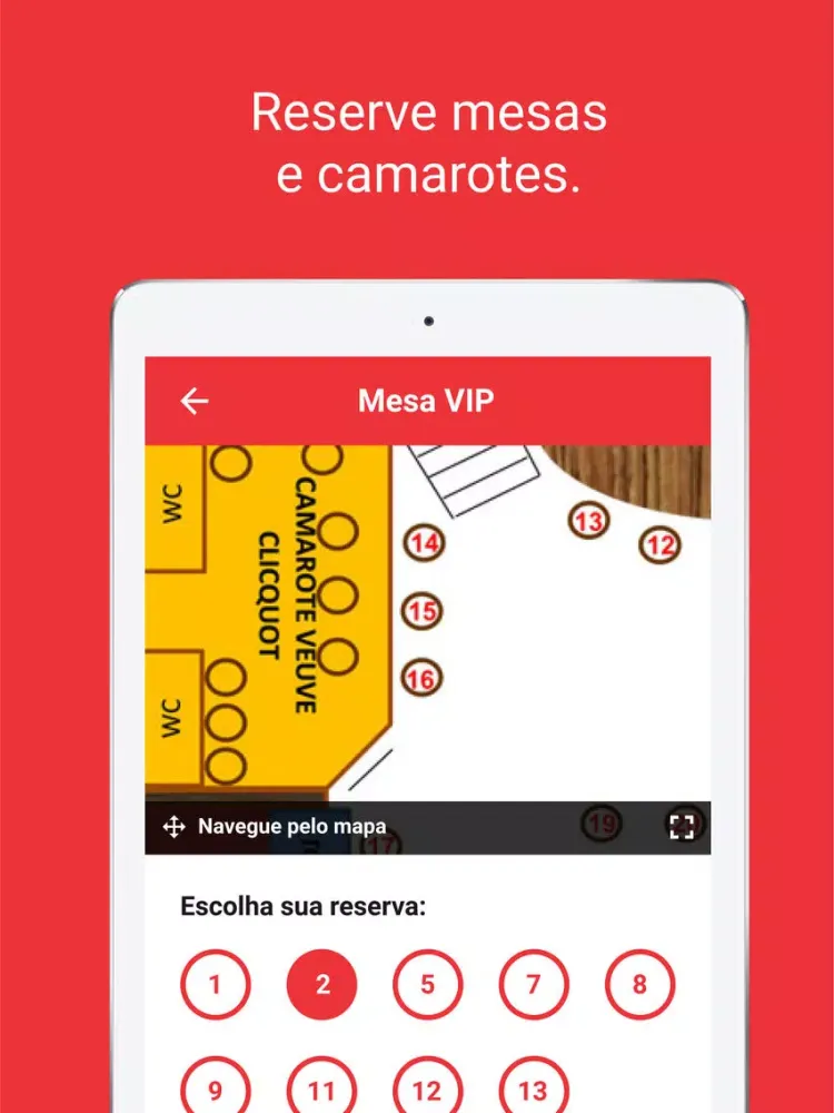 Captures d'écran de UP Eventos iPad 