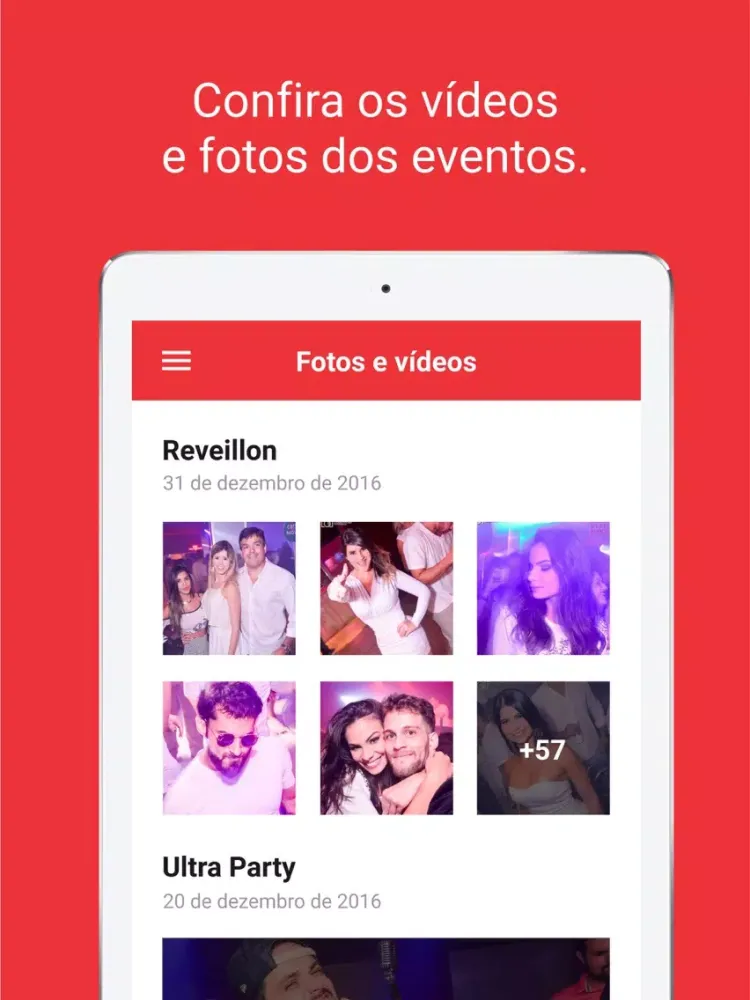 Captures d'écran de UP Eventos iPad 