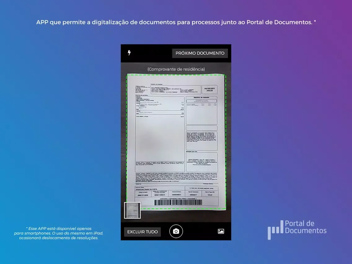 Portal Captura iPad 應用截圖
