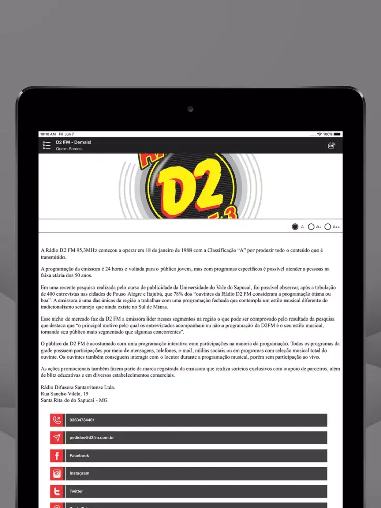 صور D2 FM - Demais! iPad 