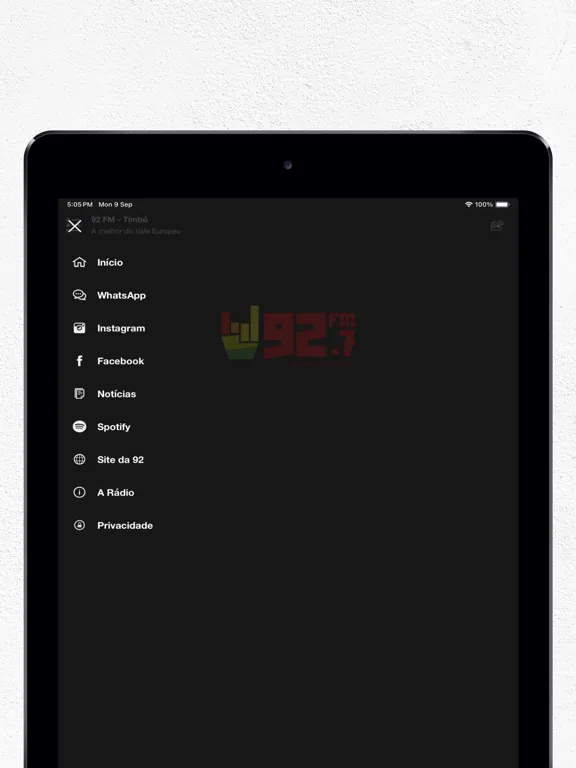 92 FM - Timbó iPad  سکرین شاٹس