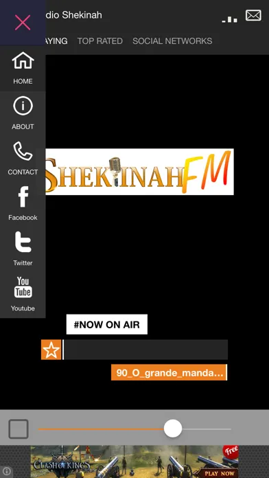 Rádio Shekinah Screenshots