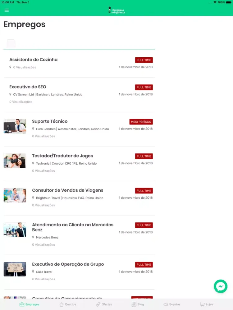 Zrzuty ekranu Brasileiros na Inglaterra iPad 