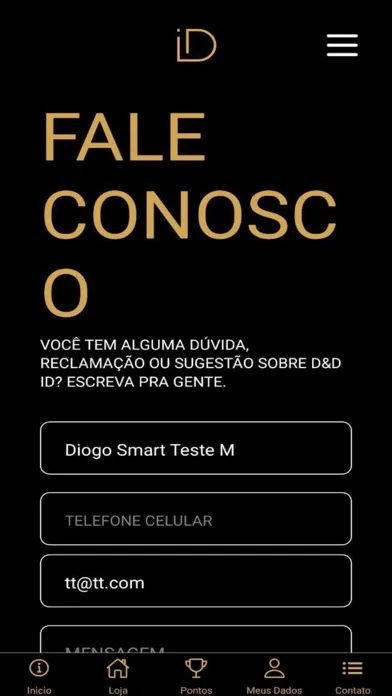 ID Relacionamento - D&D应用截图