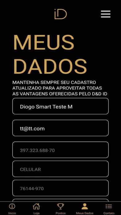 ID Relacionamento - D&D应用截图