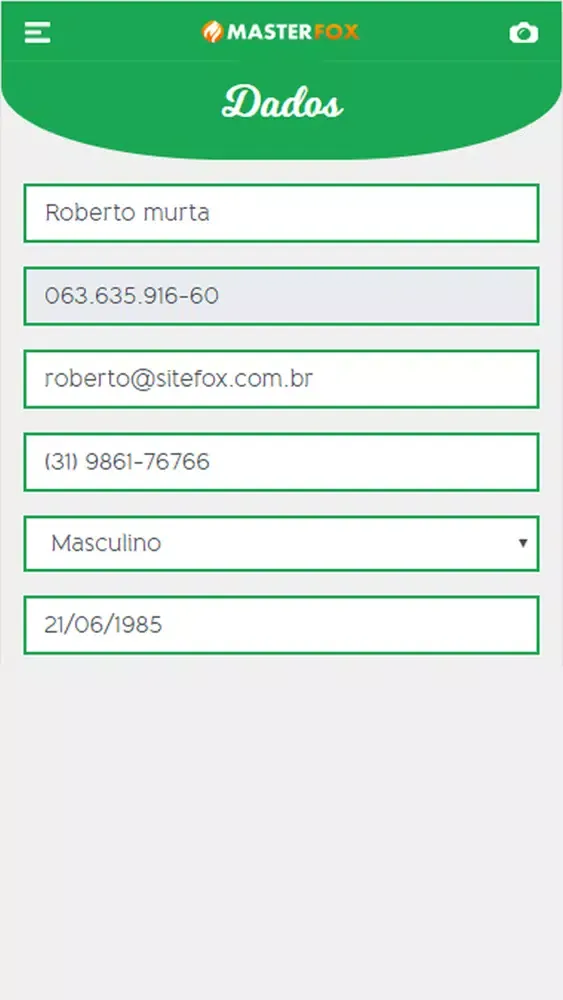 Screenshot di MasterFox