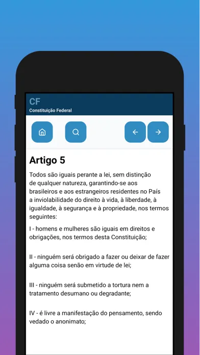 Screenshot di Constituição Federal - SLEX