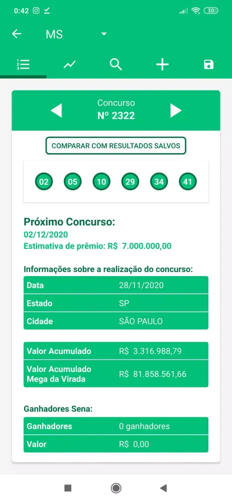 Loterias Random Sorte Screenshots