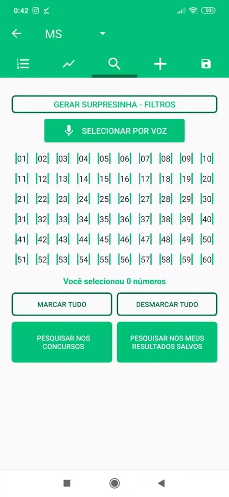 Loterias Random Sorte Screenshots