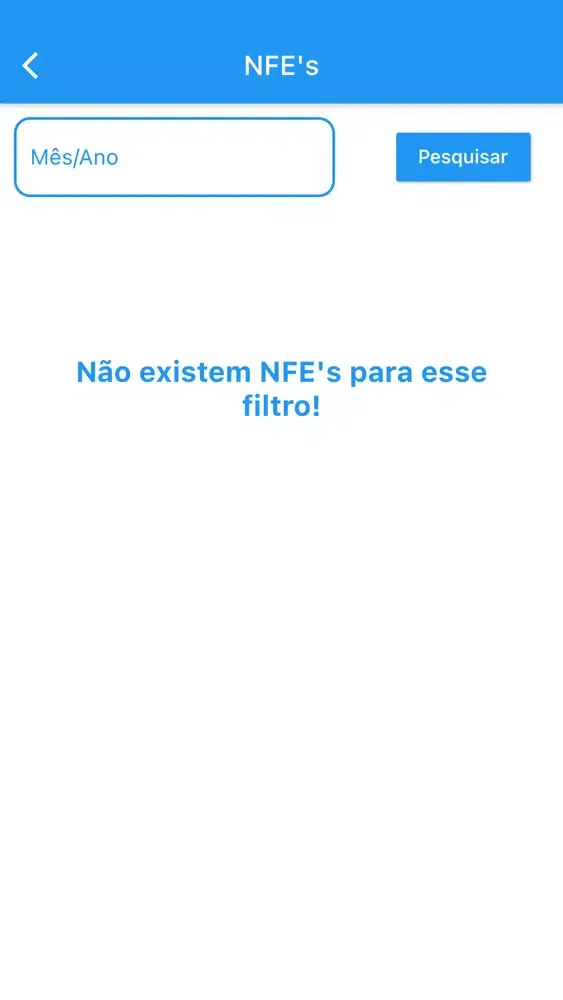 Capturas de tela do PMinas NFS-e