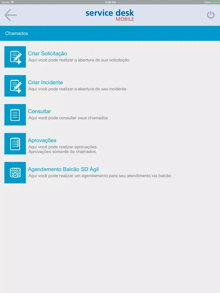 Скриншоты Service Desk Mobile iPad 