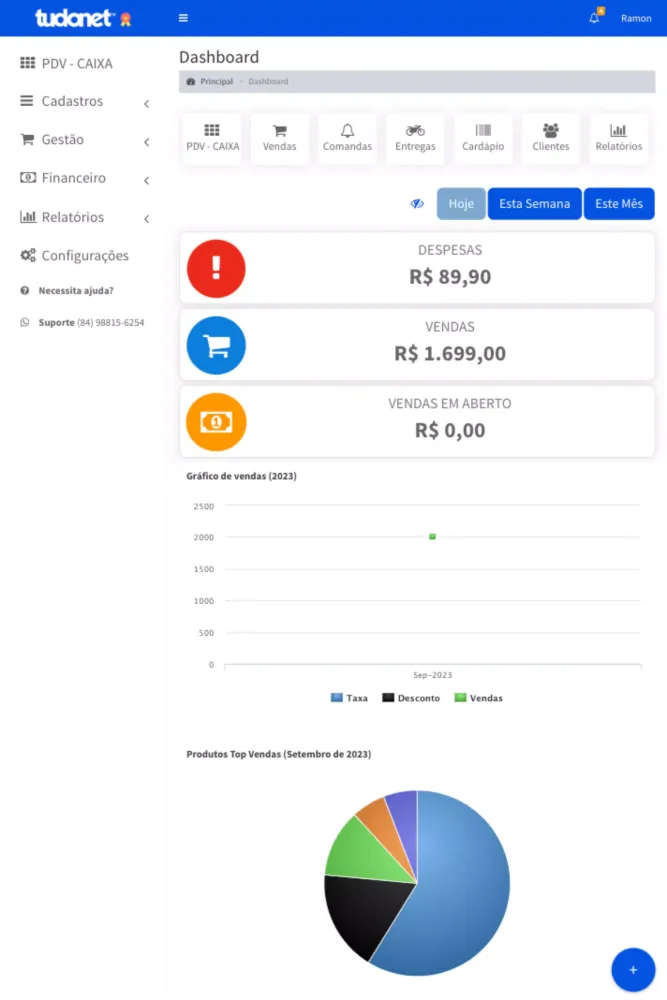 TudoNet - Vendas e Finanças Screenshots