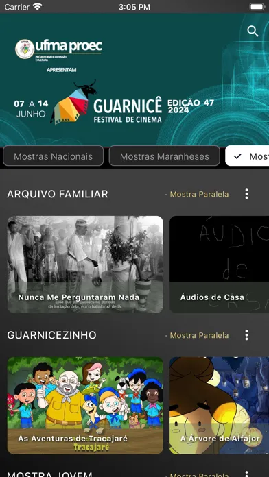 Tangkapan layar Cine Guarnicê
