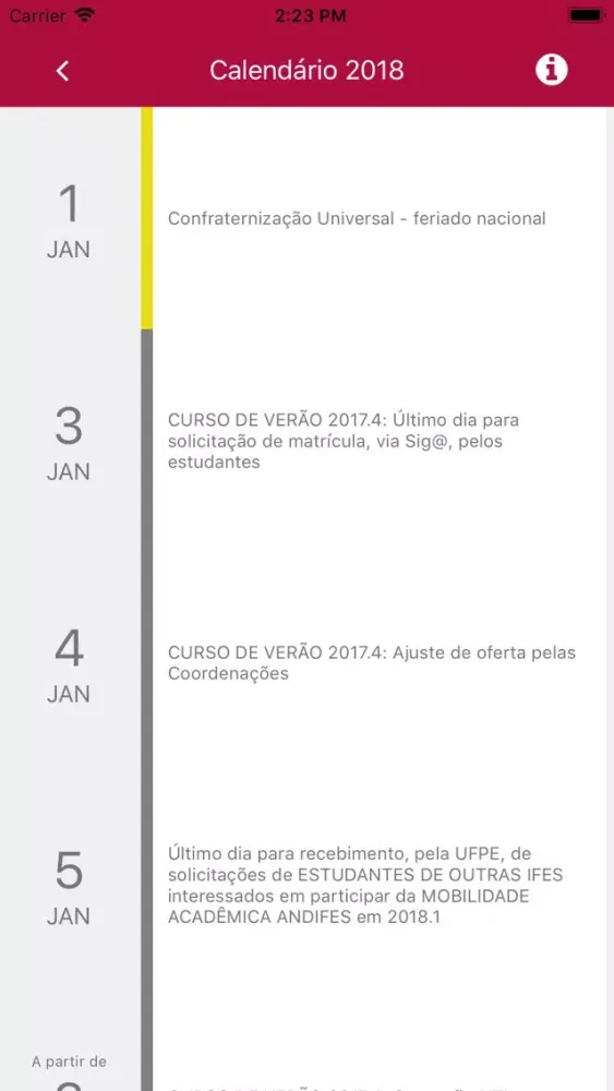 UFPE Mobile 스크린샷