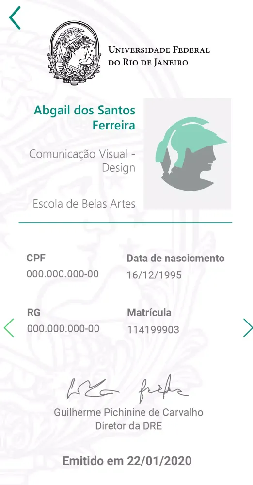 Portal Aluno UFRJ Screenshots