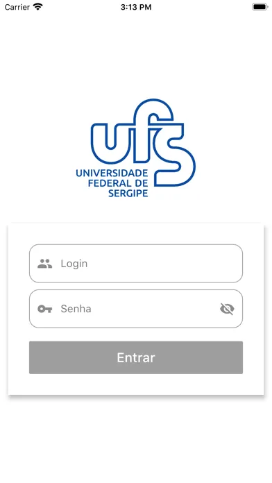 Tangkapan skrin Caixa Postal UFS