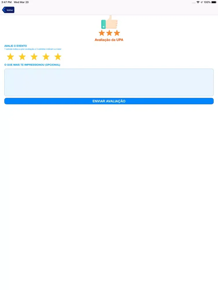 ภาพหน้าจอของ Unicamp de Portas Abertas iPad 