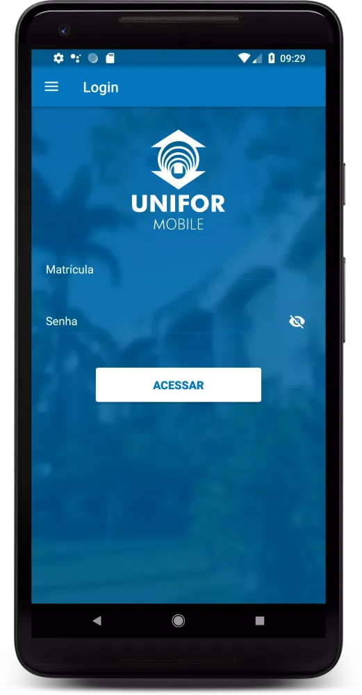 Capturas de tela do Unifor Online Mobile