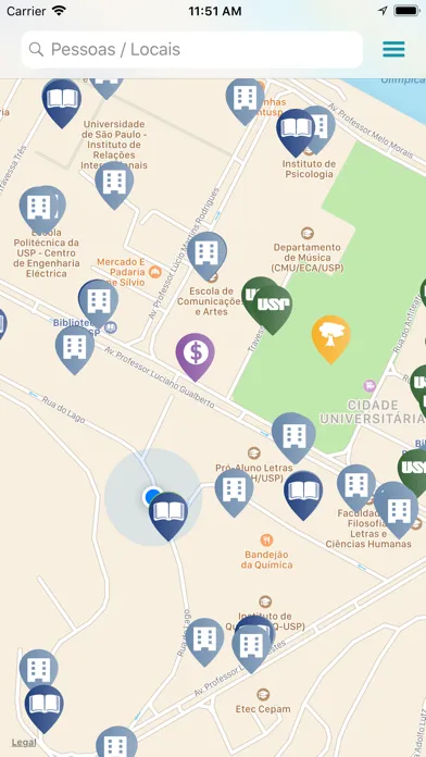 Ảnh chụp màn hình của Guia USP