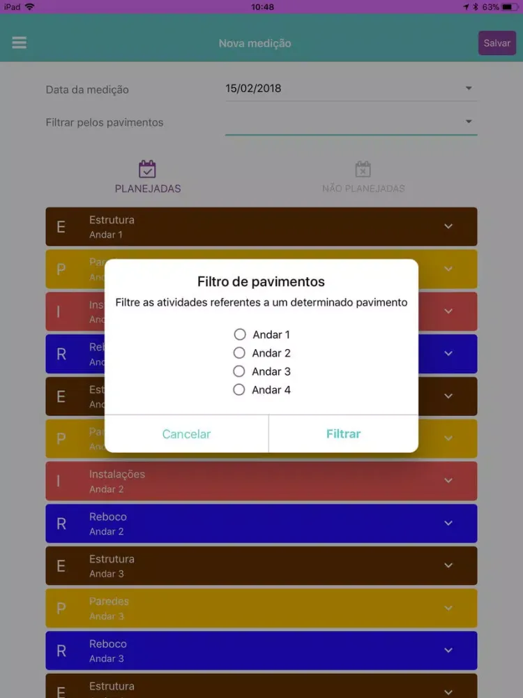 Medições Físicas - Welob iPad 应用截图