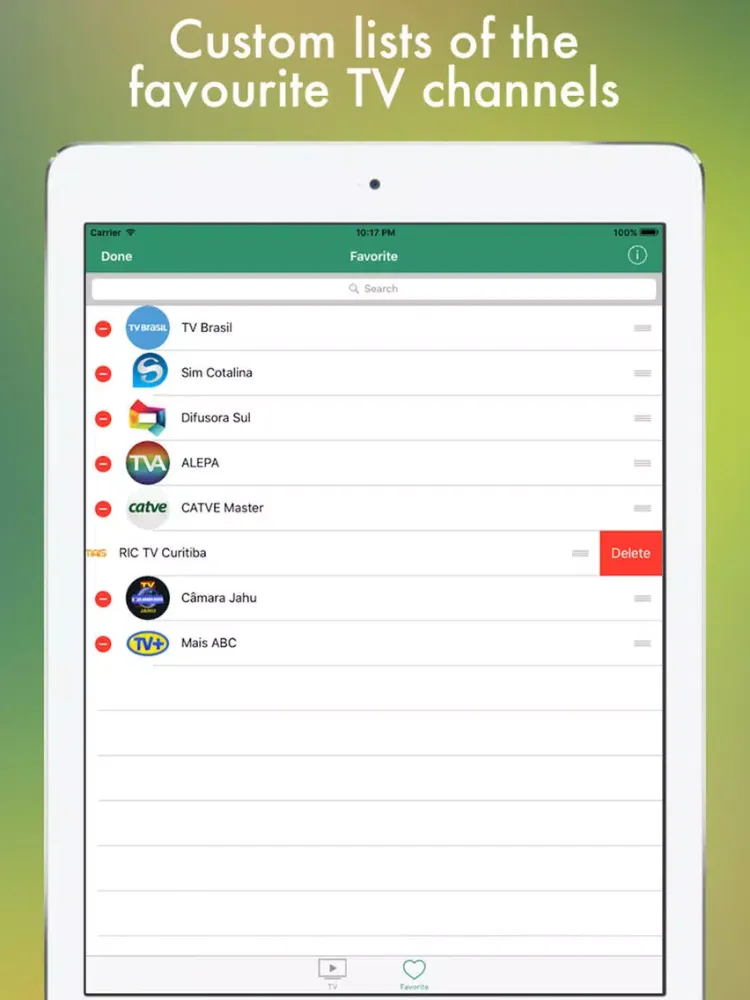 TV Brasileira - televisão brasileira on-line iPad  스크린샷