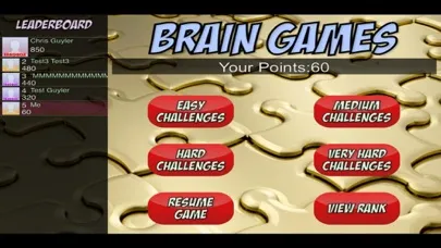 Brain Games Screenshots