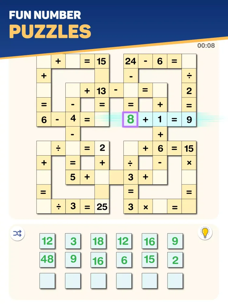 Cross Number Screenshots