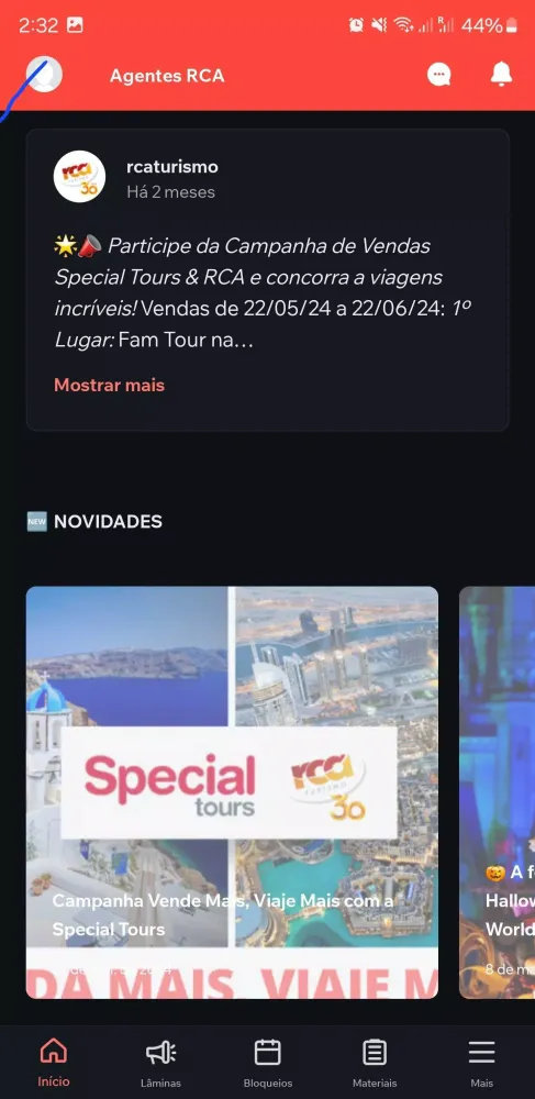 Agentes RCA Screenshots