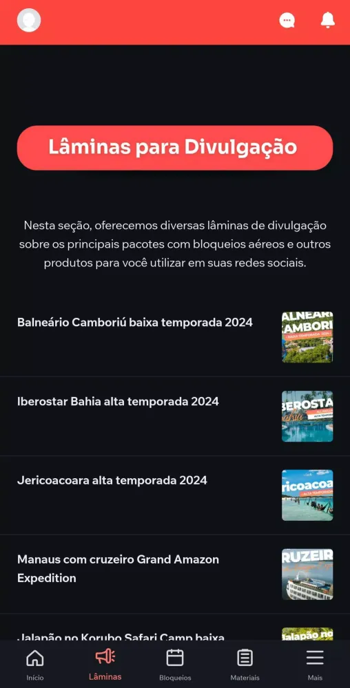 Agentes RCA Screenshots