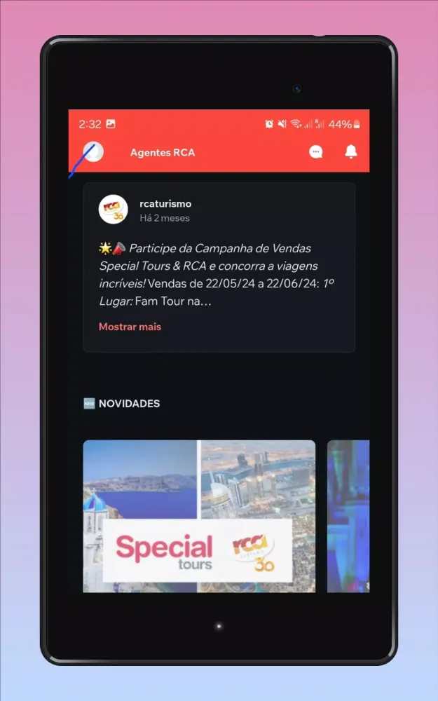 Agentes RCA Screenshots