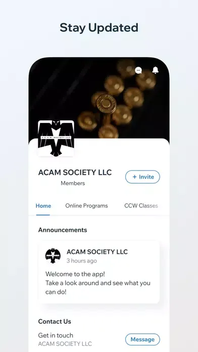 ACAM SOCIETY স্ক্রিনশট