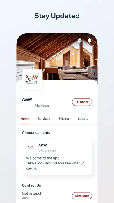 Tangkapan layar A&W General Contractor LLC