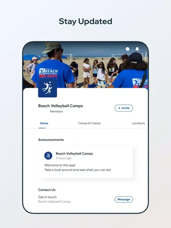 Beach Volleyball Camps iPad  스크린샷