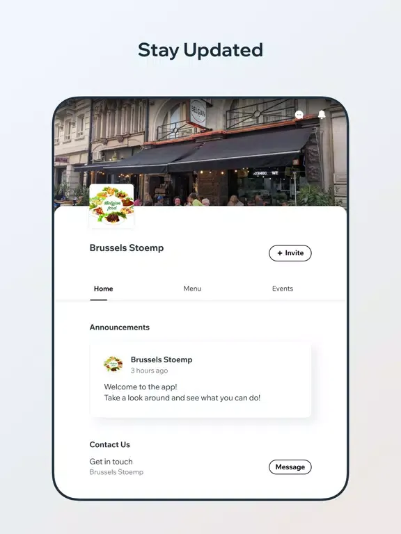 Brussels Stoemp iPad  Screenshots