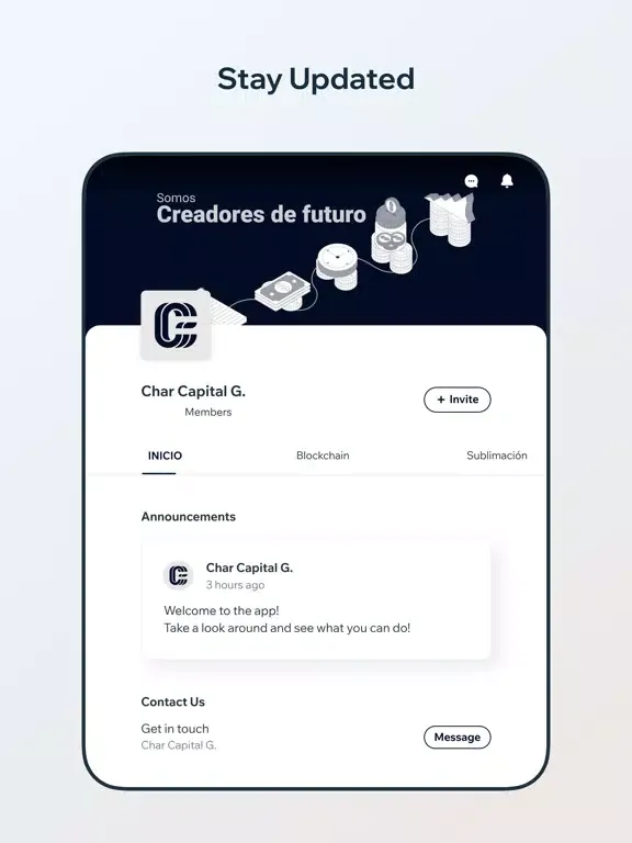 Char Capital Group iPad  Screenshots