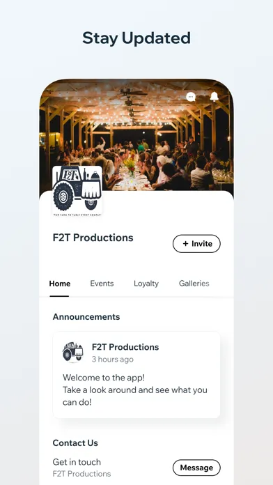 Capturas de tela do F2T Productions