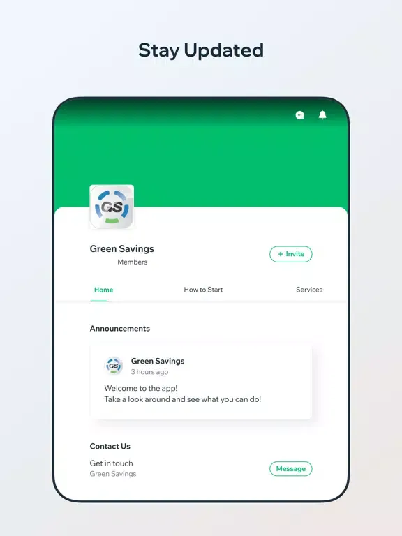 Green Savings iPad 应用截图