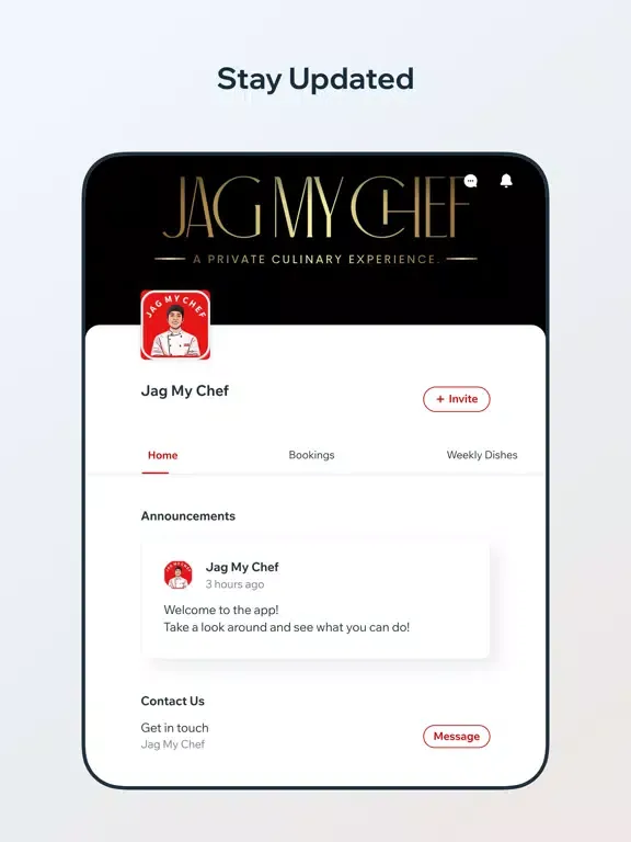 Jag My Chef iPad 应用截图