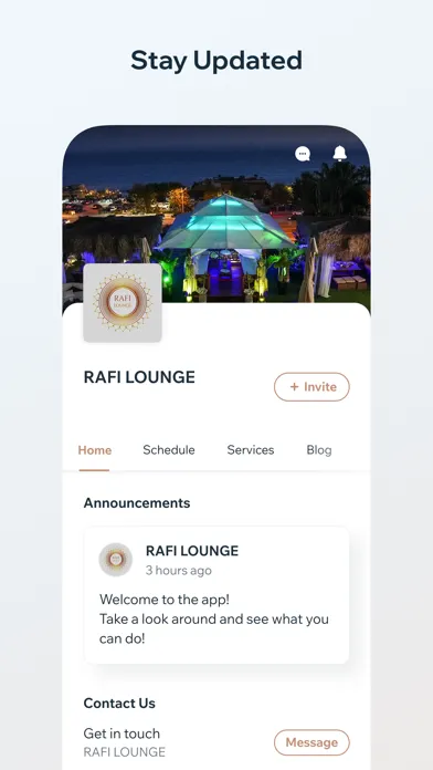 Capturas de pantalla de RAFI LOUNGE