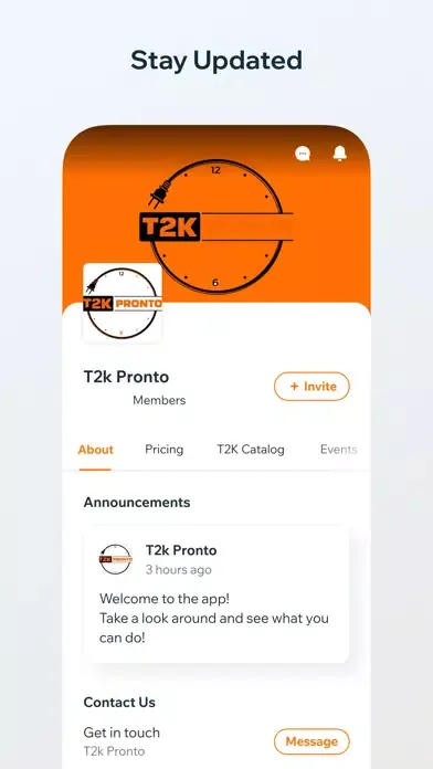 Zrzuty ekranu T2k Pronto