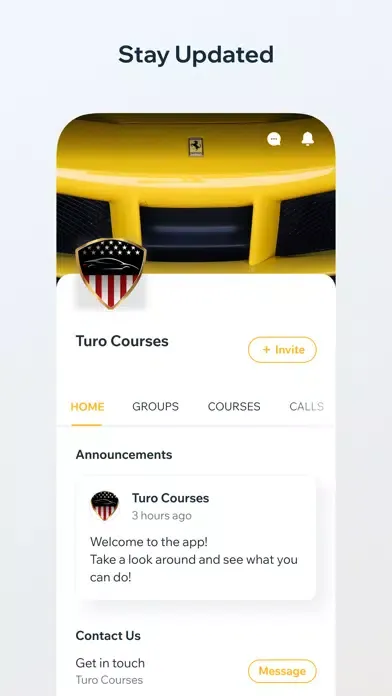 Ảnh chụp màn hình của Turo Courses