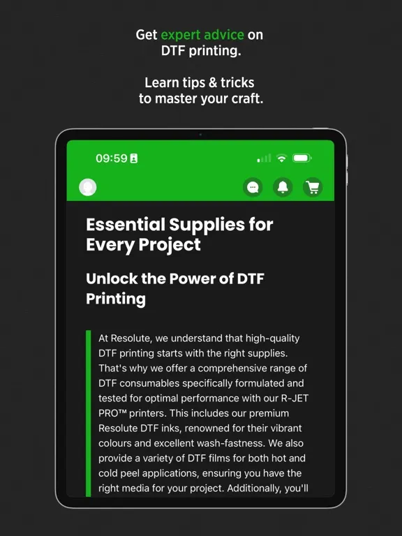 تصاویر Resolute - DTF iPad 