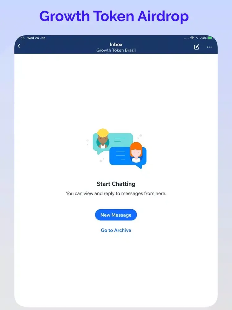 Growth Token Airdrop iPad 应用截图